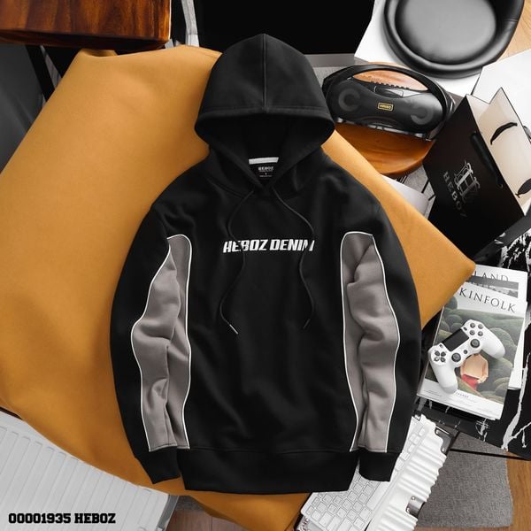  Áo hoodie nam Heboz phối màu 2M - 00001935 