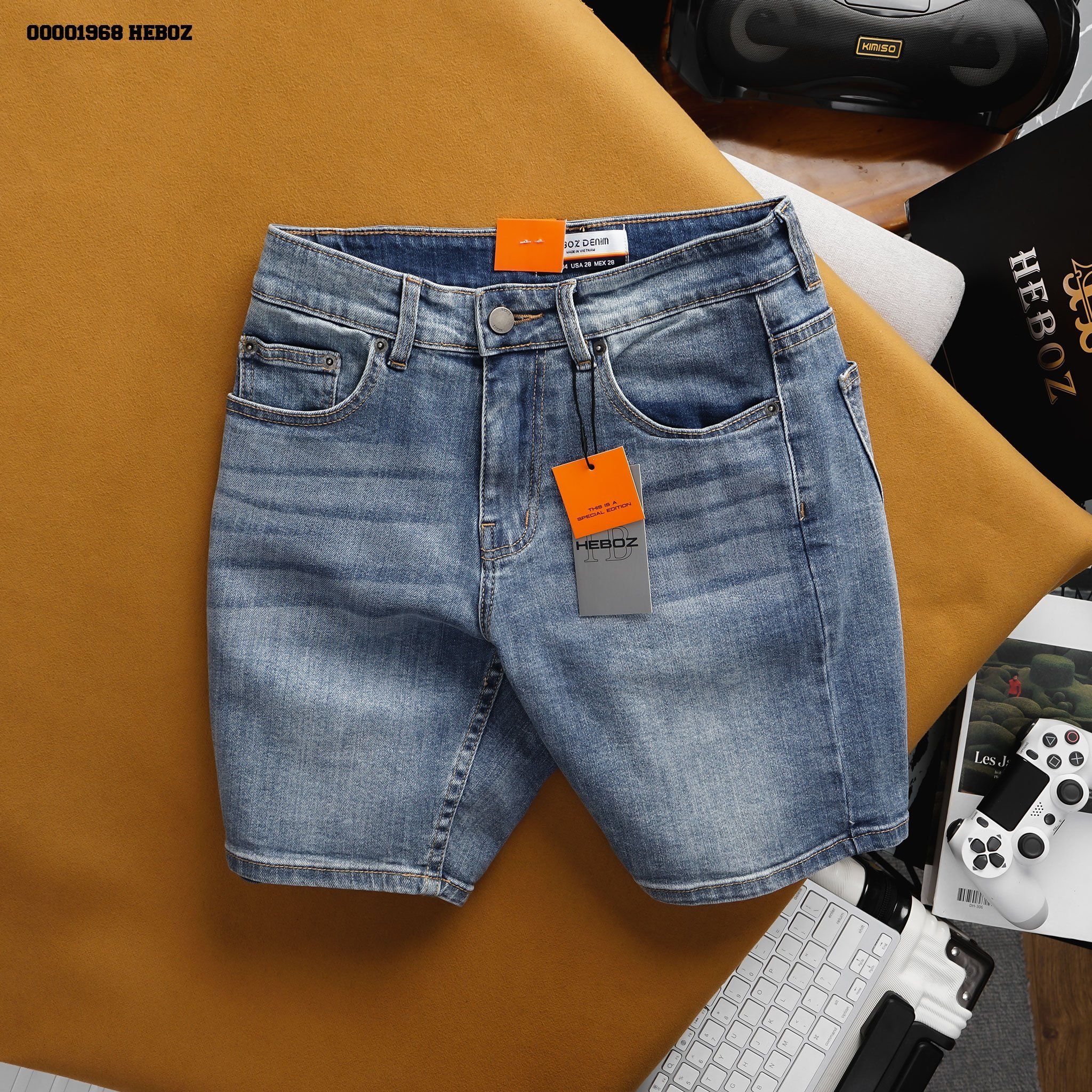  Quần short jean slim Heboz 093 - 00001968 