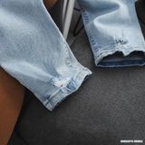  Quần jean basic slim Heboz 095 (rách) - 00001975 