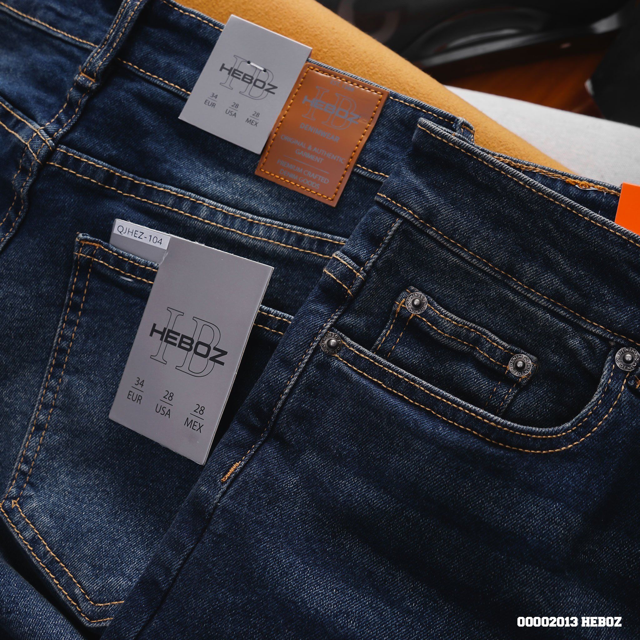  Quần jean basic slim Heboz 104 - 00002013 