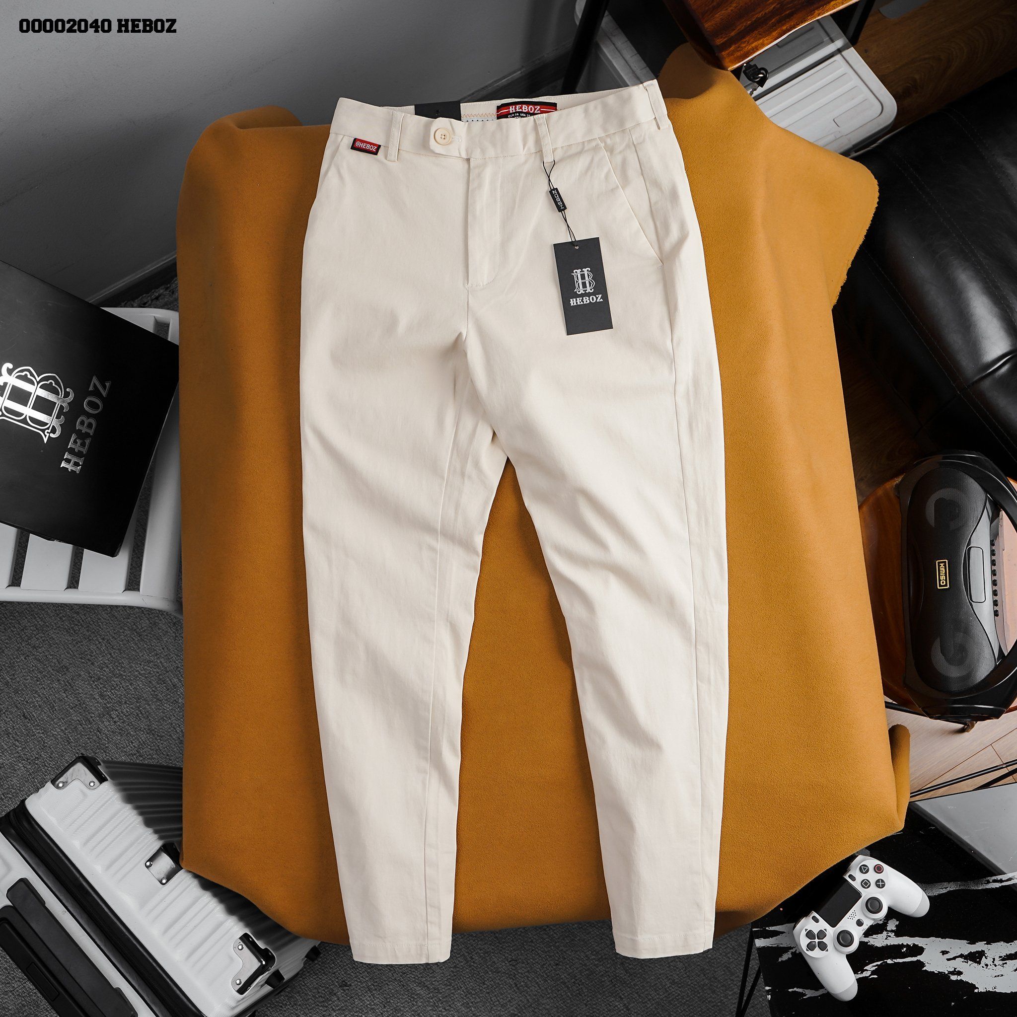  Quần dài nam Heboz vải kaki 1 4M - 00002040 