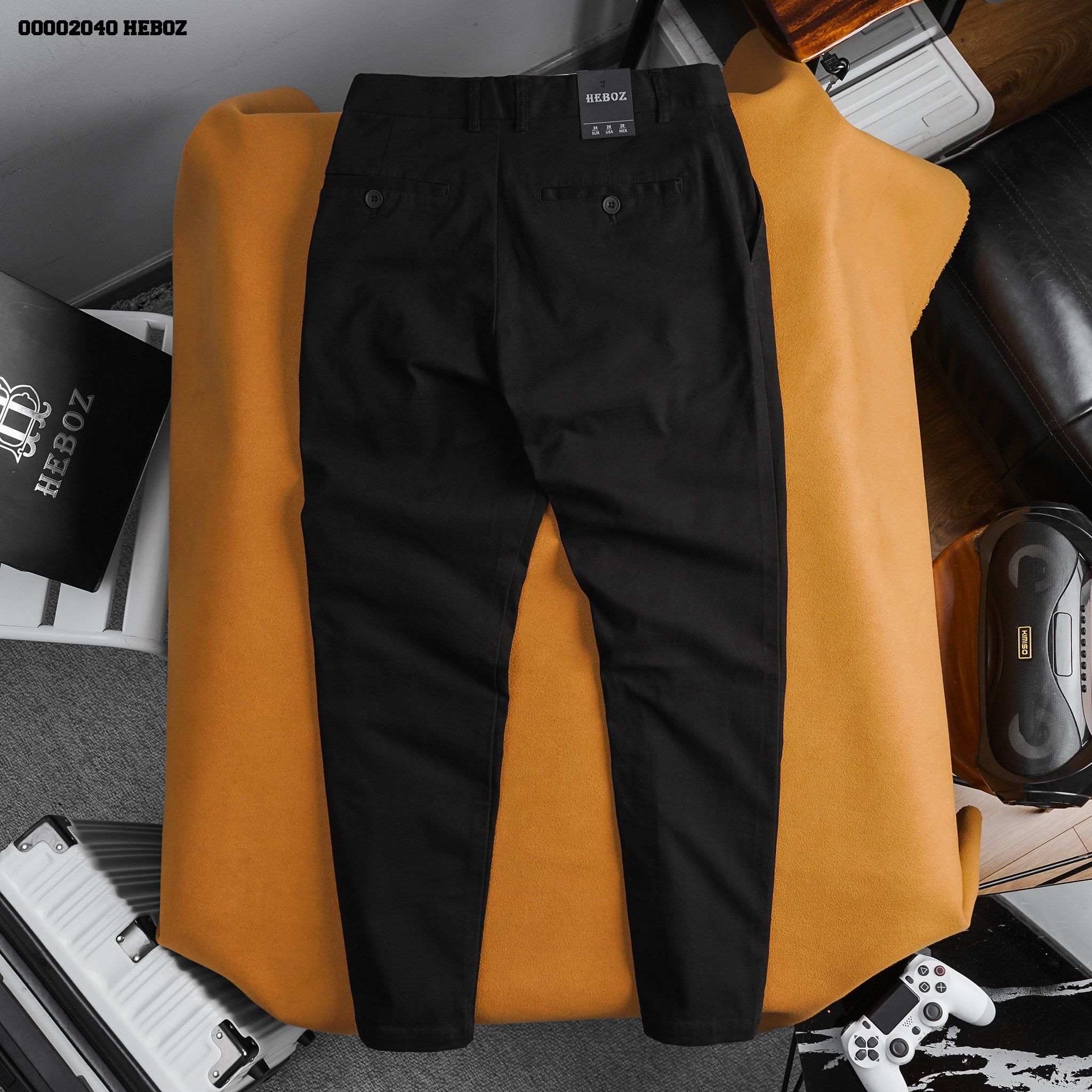  Quần dài nam Heboz vải kaki 1 4M - 00002040 