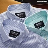  Áo sơ mi nam Heboz ngắn tay Oxford Bear 3M - 00002056 