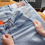  Quần jean basic slim Heboz 04 (XANH ĐẬM) - 00002058 