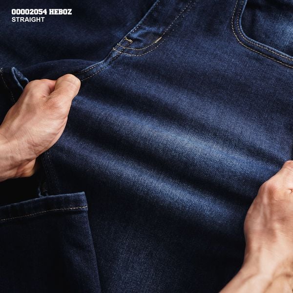  Quần jean nam Heboz basic form straight 001 - 00002054 