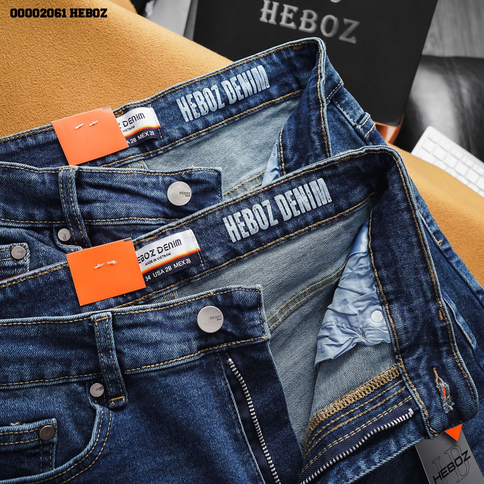  Quần jean basic slim Heboz 07 - 00002061 