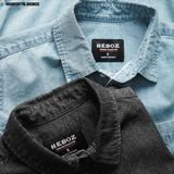  Sơ mi denim ngắn tay Heboz 2M - 00002076 