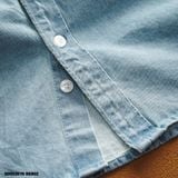  Sơ mi denim ngắn tay Heboz 2M - 00002076 