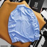  Áo sơ mi nam Heboz basic cotton 5M - 00002086 