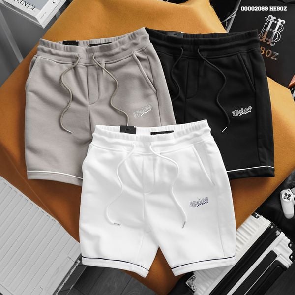  Quần short nam Heboz vải nỉ line 3M - 00002089 