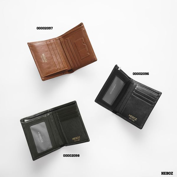  Ví da nam dáng đứng Heboz rêu 03 - 00002098 