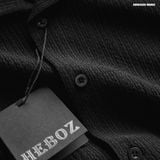  Áo sơ mi nam Heboz cuban vải dệt 3M - 00002125 