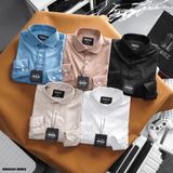  Áo sơ mi nam Heboz cotton gân xéo 5M new - 00002124 