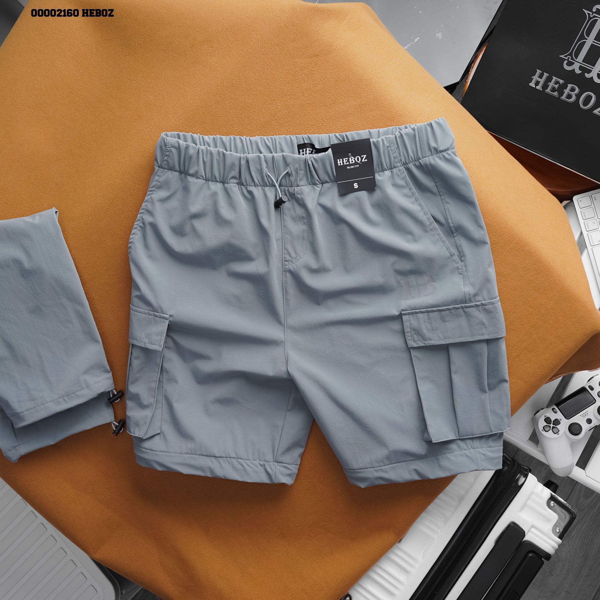  Quần jogger nam Heboz vải gió 2in1 3M - 00002160 