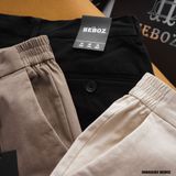  Quần kaki nam Heboz cạp thun 2/3 3M - 00002183 