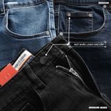  Quần short jean nam Heboz rách co giản 044 - 00002191 