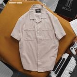  Áo sơ mi nam Heboz cổ pijama pocket 3M - 00002207 