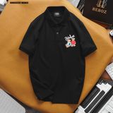  Áo polo nam Heboz print 2 Bear 2M - 00002215 
