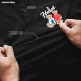  Áo polo nam Heboz print 2 Bear 2M - 00002215 