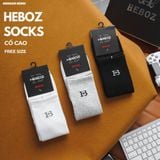  Vớ logo nam Heboz cổ cao 3M - 00002219 