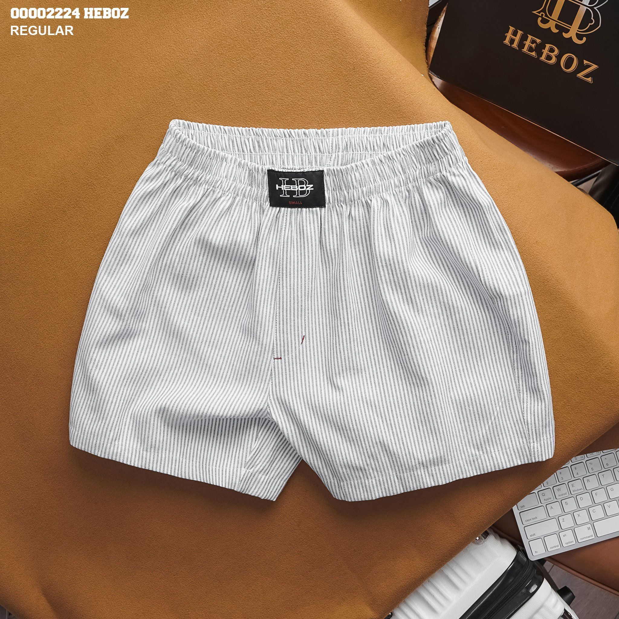  Quần ngủ nam Heboz vải oxford 4M - 00002224 