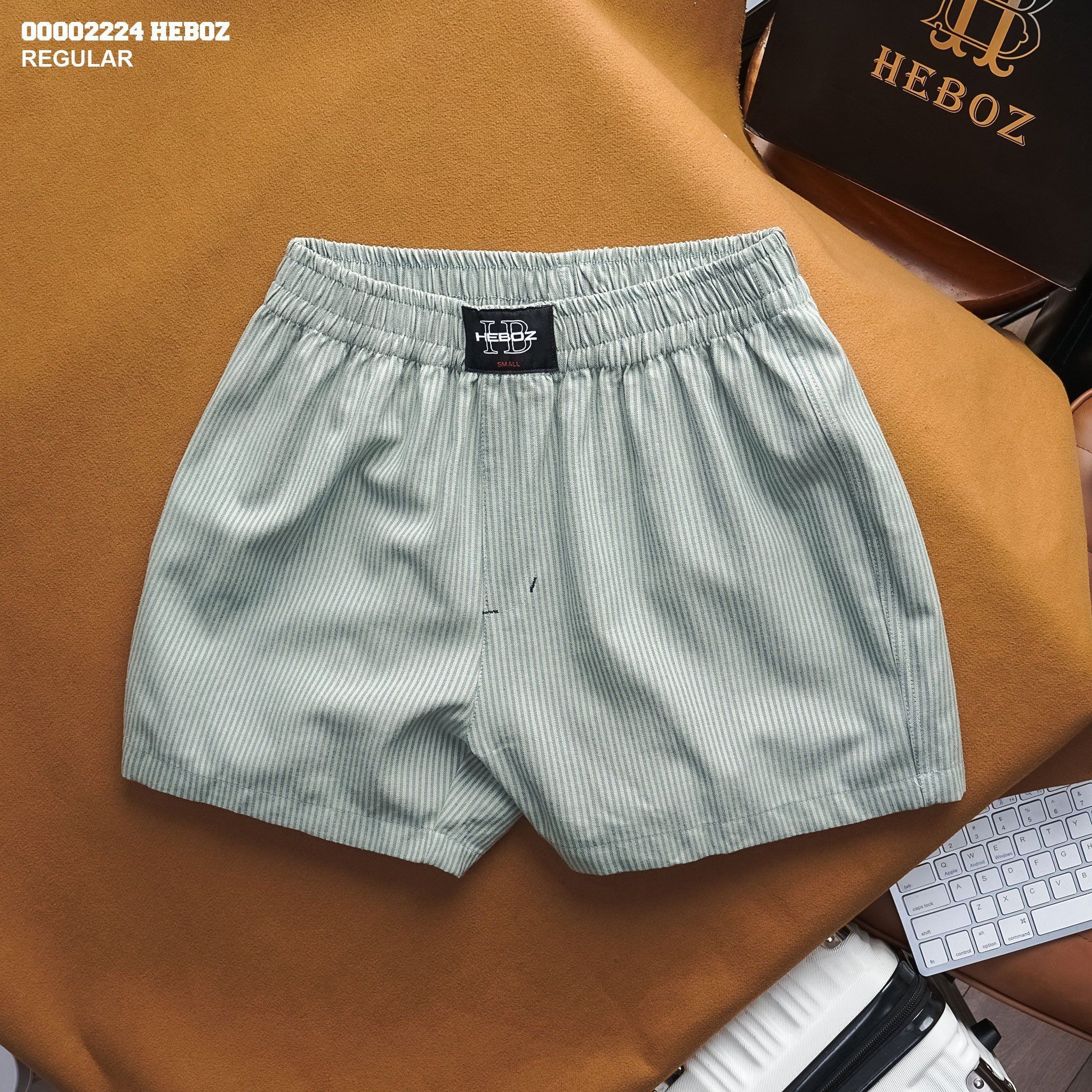  Quần ngủ nam Heboz vải oxford 4M - 00002224 