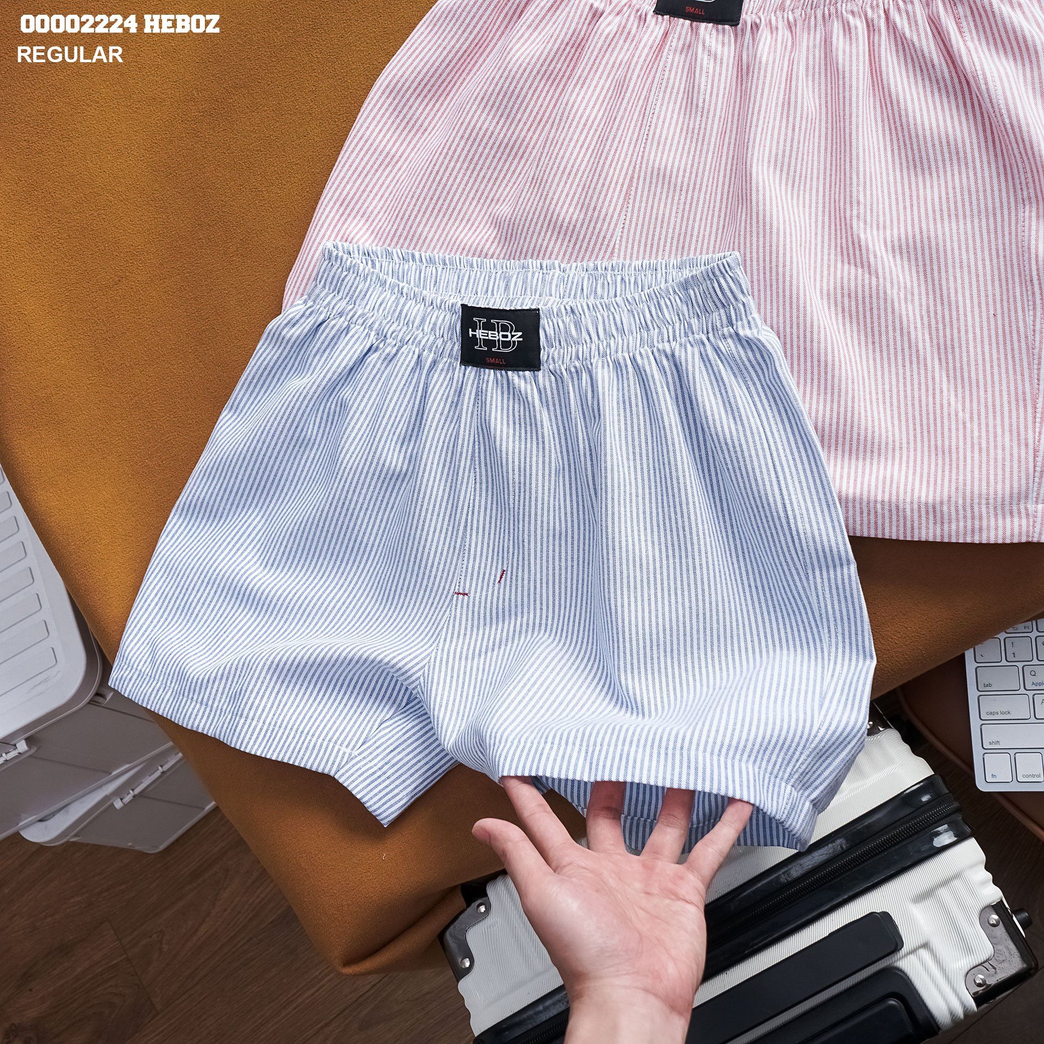  Quần ngủ nam Heboz vải oxford 4M - 00002224 