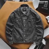  Áo khoác denim nam Heboz form oversize 3M - 00002225 