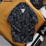  Áo sơ mi nam Heboz cổ pijama floral 3M - 00002266 