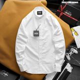  Áo sơ mi nam Heboz cổ trụ oxford 3M - 00002289 
