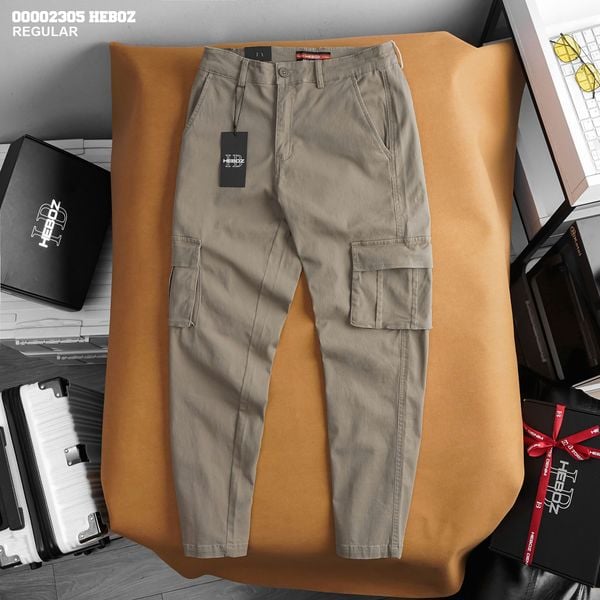  Quần kaki nam Heboz cargo 3M - 00002305 