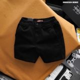  Quần short nam Heboz cạp thun 2/3 thêu 4M - 00002324 