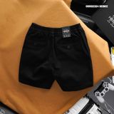  Quần short nam Heboz cạp thun 2/3 thêu 4M - 00002324 