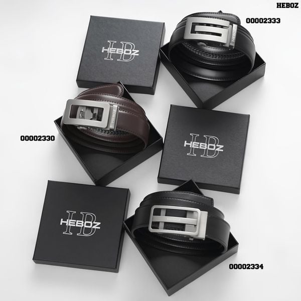  Thắt lưng Nam Heboz 010 (đen) - 00002334 