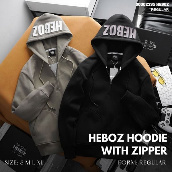  Áo hoodie nam Heboz zipper 2M - 00002335 