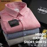  Sơ mi nam Heboz ngắn tay oxford stripped 3M - 00002346 