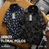  Áo polo nam Heboz floral 2M - 00002354 