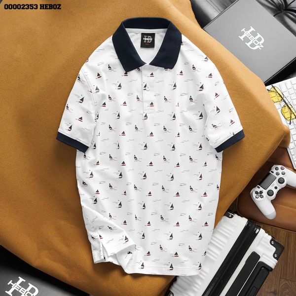  Áo polo nam Heboz Boat 2M - 00002353 