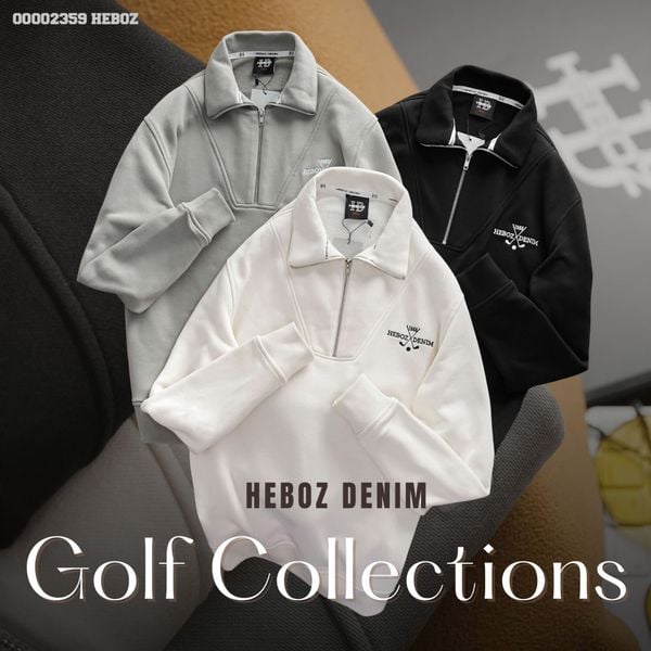  Áo sweater nam Heboz Golf 3M - 00002359 
