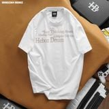  Áo thun nam Heboz print text 4M - 00002364 