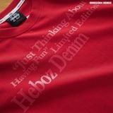  Áo thun nam Heboz print text 4M - 00002364 