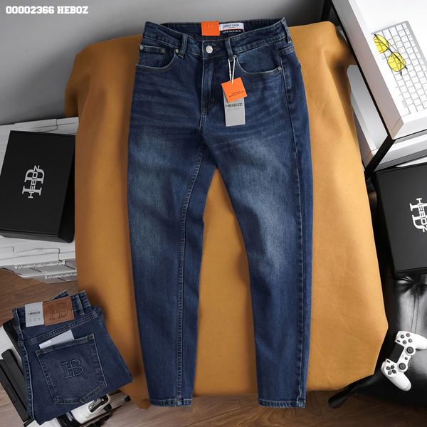 Quần jean nam Heboz basic dáng slim 072 - 00002366 