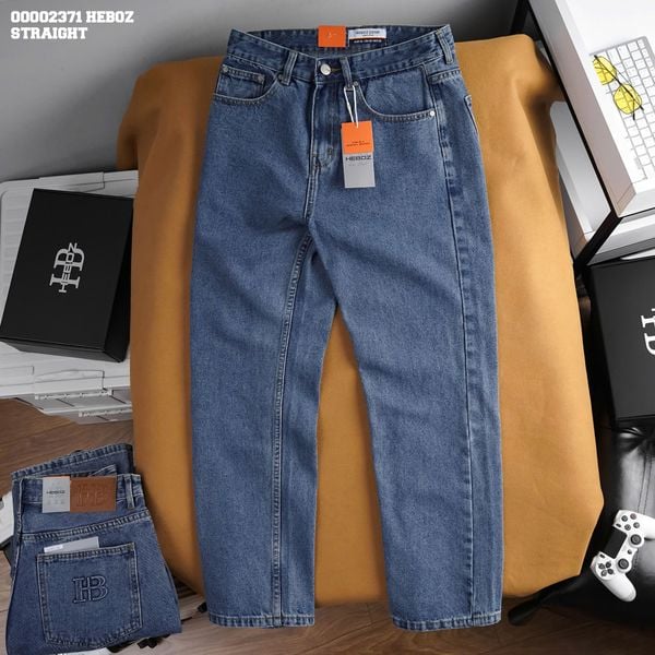 Quần jean nam Heboz dáng straight 069 - 00002371 