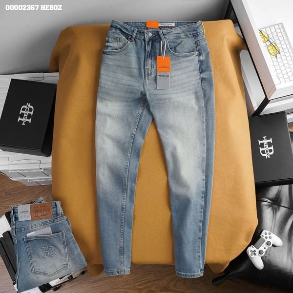  Quần jean nam basic slim HEBOZ 073 - 00002367 