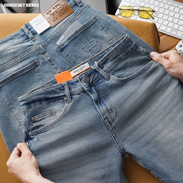  Quần jean nam basic slim HEBOZ 073 - 00002367 