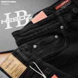  Quần jean nam Heboz đen wash dáng straight 1M - 00002375 