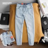  Quần jean nam dáng straight light blue - 00002376 