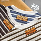  Áo thun nam Heboz sọc cotton 3M - 00002380 