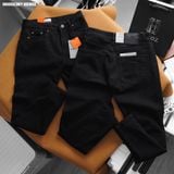  Quần jean nam Heboz đen rách gối 076 - 00002387 