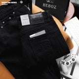  Quần jean nam Heboz đen dáng skinny 077 - 00002388 